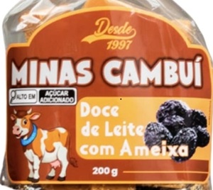 MINAS CAMBUI DOCE DE LEITE COM AMEIXA 200G